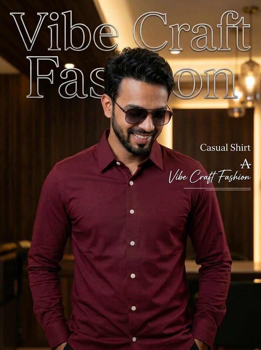 Maroon Shirt Model